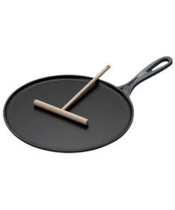 Le Creuset Le Creuster Gietijzeren Pannenkoekpan - Mat Zwart - 27cm -Kookpot Serie Winkel 1000x1200