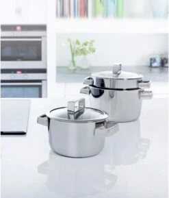 BK Conical Deluxe Kookpannenset - 5 Delig - RVS 21 BK Conical Deluxe Kookpannenset - 5 Delig - RVS -Kookpot Serie Winkel 1024x1200