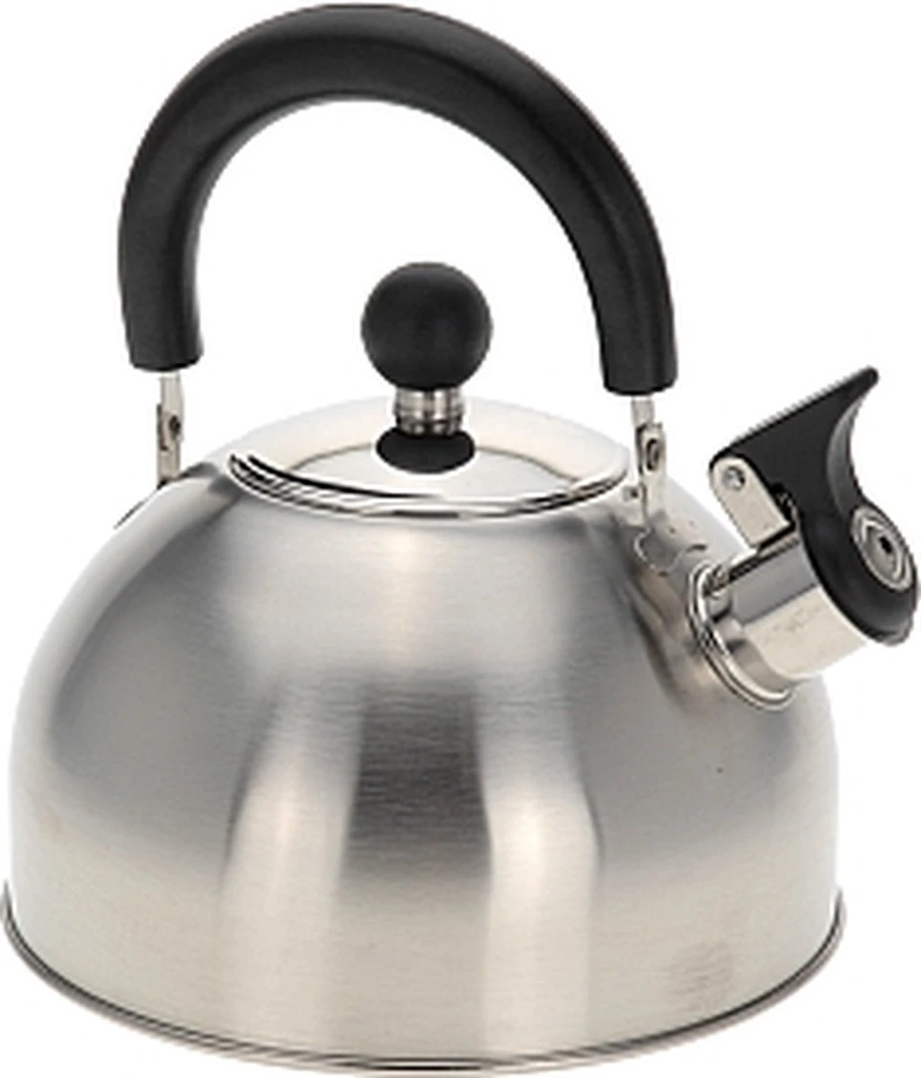 Merkloos Fluitketel Rvs 2.5 Ltr. 4 Merkloos Fluitketel Rvs 2.5 Ltr. - Afbeelding 2