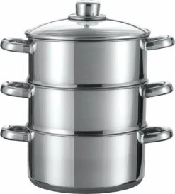 Merkloos Imperial Kitchen Stoompan - 20 Cm - 3 Delig - 21 X 26cm -Kookpot Serie Winkel 1083x1200 2