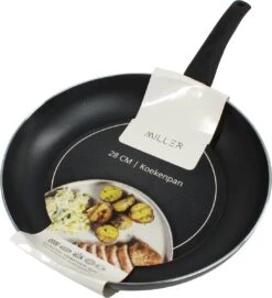 Miller Hapjespan Inductie 28cm - Alle Warmtebronnen - Anti Aanbaklaag -Kookpot Serie Winkel 1093x1200