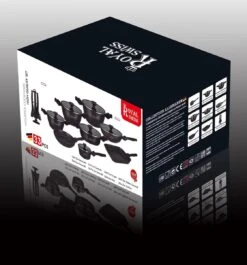 Royal Swiss® Pannenset - 33 Delig - Keramisch - Inductie - Afneembare Handgrepen - Geschikt Voor Oven - Zwart 13 Royal Swiss® Pannenset - 33 Delig - Keramisch - Inductie - Afneembare Handgrepen - Geschikt Voor Oven - Zwart -Kookpot Serie Winkel 1120x1200 11