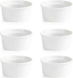 6x Crème Brulée Schaaltje / Ramekin - 9 Cm - Olympia - Geschikt Voor Oven, Vriezer En Vaatwasser