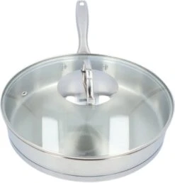 4goodz Dubbelwandige RVS Hapjespan Met Deksel 28 Cm - Zilver -Kookpot Serie Winkel 1148x1200
