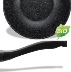 Luxe Swiss Wokpan - Ø 28 Cm - Marmeren Coating - Inductie - Met Glazen Deksel - Zwart -Kookpot Serie Winkel 1180x1200 1