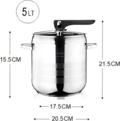 Zilan Easy - Snelkookpan - Pressure Cooker - Geschikt Voor Alle Warmtebronnen Ook Inductie - 4 Liter 12 Zilan Easy - Snelkookpan - Pressure Cooker - Geschikt Voor Alle Warmtebronnen Ook Inductie - 4 Liter -Kookpot Serie Winkel 1189x1200 1