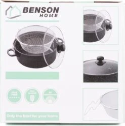Benson Frituurpan Met Korf - Ø 26 Cm - Carbonstaal Met Marmer Coating -Kookpot Serie Winkel 1195x1200 4