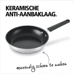 BRABANTIA ENJOYMENT Koekenpan - Keramische Antiaanbaklaag - Ø 24 Cm - Inductie - Pfas Vrij 11 BRABANTIA ENJOYMENT Koekenpan - Keramische Antiaanbaklaag - Ø 24 Cm - Inductie - Pfas Vrij -Kookpot Serie Winkel 1198x1200 3