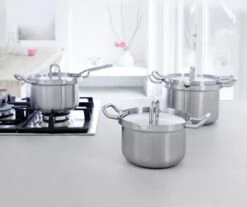 BK Q-linair Master RVS Pannenset - 5-delig - Veilig Afgietsysteem 20 BK Q-linair Master RVS Pannenset - 5-delig - Veilig Afgietsysteem -Kookpot Serie Winkel 1200x1008