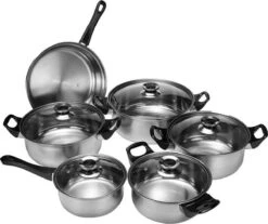 KitchenPrince 12-Delige Pannenset RVS - Pottenset - Kookpannen - Koekenpan - Steelpan - Bakpan - PFAS-Vrij - Pannenset - Pannenset Inductie - Antiaanbaklaag - Koekenpannenset 16 KitchenPrince 12-Delige Pannenset RVS - Pottenset - Kookpannen - Koekenpan - Steelpan - Bakpan - PFAS-Vrij - Pannenset - Pannenset Inductie - Antiaanbaklaag - Koekenpannenset -Kookpot Serie Winkel 1200x1008 4