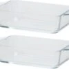 2x Rechthoekige Glazen Mini Ovenschaal 500 Ml 20 X 11 X 5 Cm - Ovenschotel Schalen -Kookpot Serie Winkel 1200x1008 6
