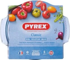 Pyrex - Classic Ovenschaal Rond Met Deksel 3,5 Liter - Transparant -Kookpot Serie Winkel 1200x1025 2