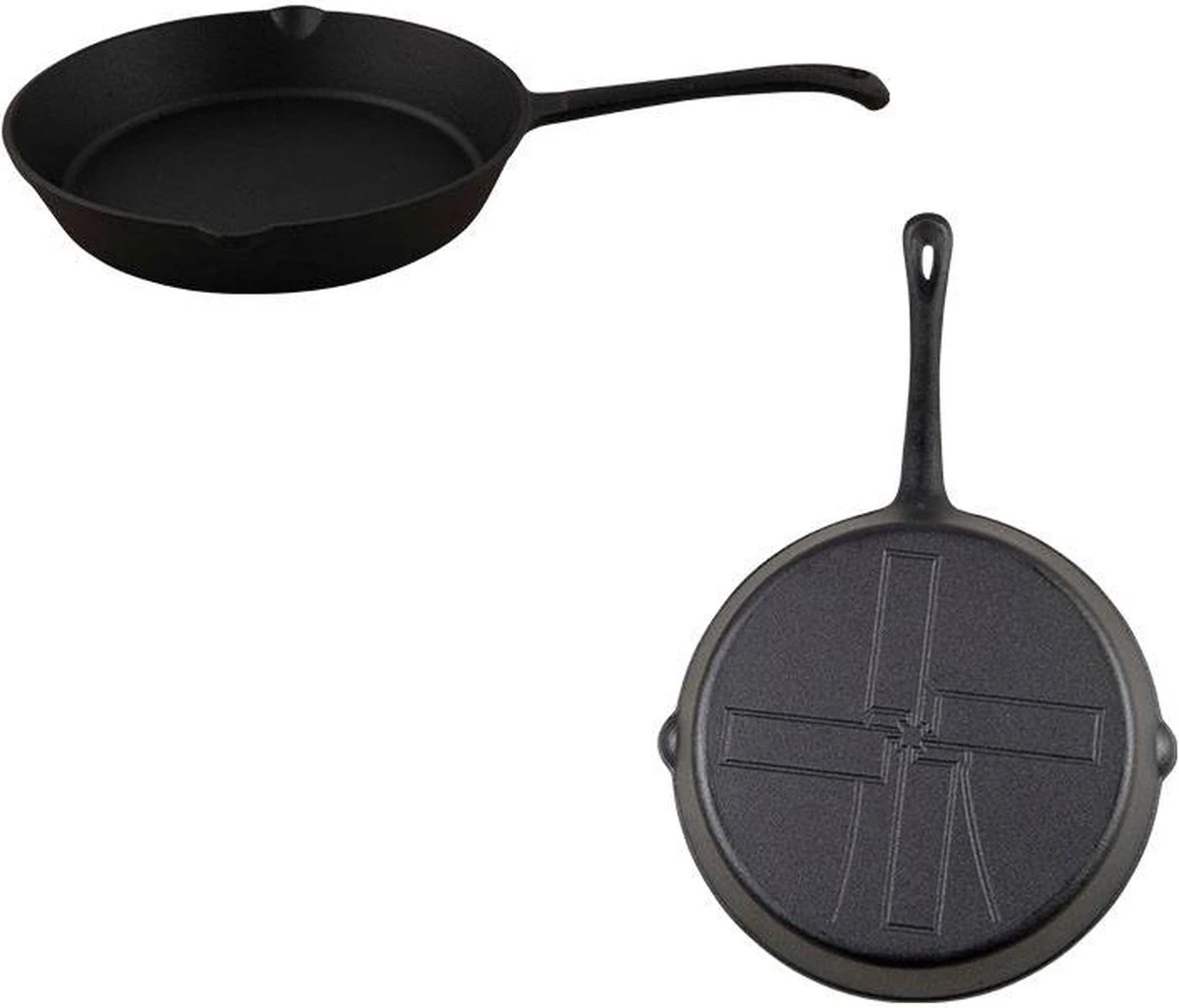 The Windmill Koekenpan Skillet Maxi 26 Cm Gietijzer Zwart 12 The Windmill Koekenpan Skillet Maxi 26 Cm Gietijzer Zwart - Afbeelding 10