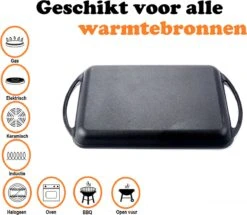 Kicinn Grillplaat - Gietijzer - Geëmailleerd - Incl. Accessoires - Ø 33 X 21.8 Cm (LxB) 12 Kicinn Grillplaat - Gietijzer - Geëmailleerd - Incl. Accessoires - Ø 33 X 21.8 Cm (LxB) -Kookpot Serie Winkel 1200x1045 1