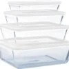 Pyrex - Cook & Freeze Schaal Met Deksel Set Van 4 Stuks - Transparant/Wit -Kookpot Serie Winkel 1200x1045 2