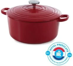BK Bourgogne Braadpan Ø 28 Cm - Rood - Gietijzer - Inductie 25 BK Bourgogne Braadpan Ø 28 Cm - Rood - Gietijzer - Inductie -Kookpot Serie Winkel 1200x1086 4