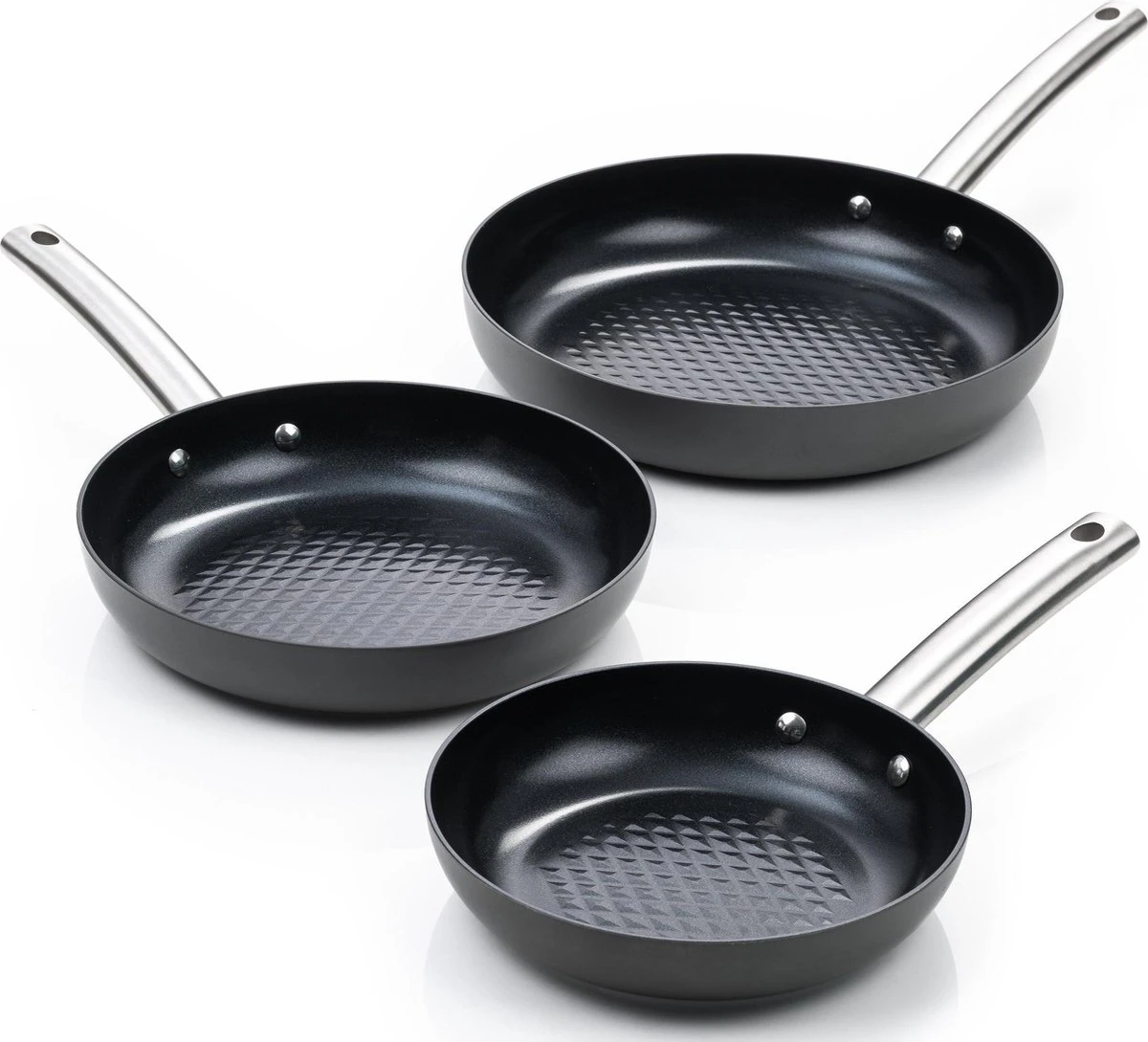 ISENVI Murray Combideal - Keramische Koekenpannen - RVS Grepen 3 ISENVI Murray Combideal - Keramische Koekenpannen - RVS Grepen