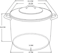 Michelino Soeppan - 6 Liter - RVS - Vaatwasserbestendigd - Ø22 Cm -Kookpot Serie Winkel 1200x1096 1
