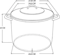 Excellent Houseware Soeppan - 9 L 10 Excellent Houseware Soeppan - 9 L -Kookpot Serie Winkel 1200x1101 3