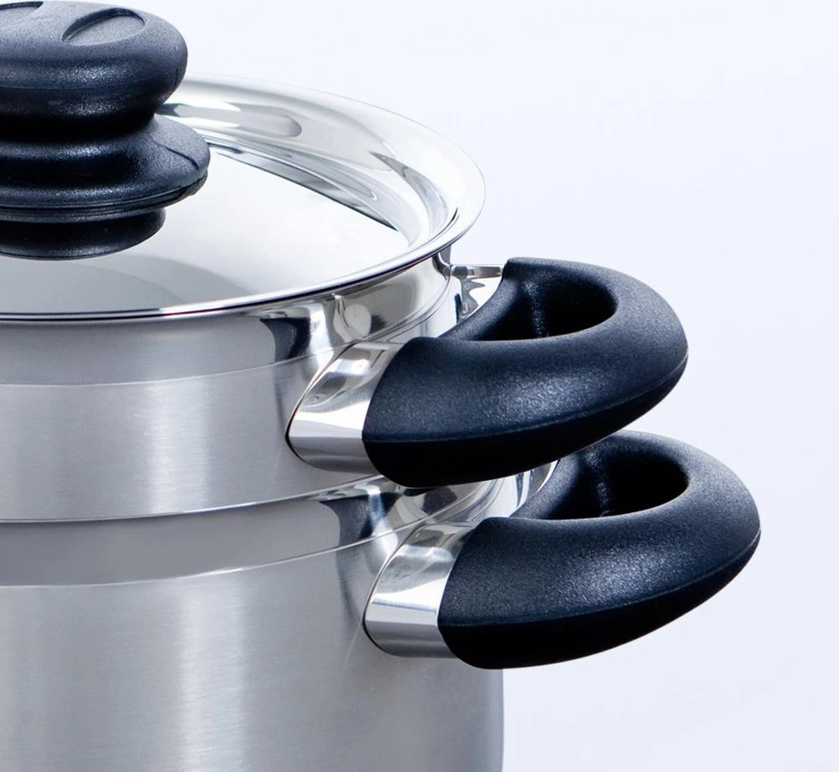 BK Karaat+ Pannenset - 5-delig - RVS – Geschikt Voor Alle Warmtebronnen 12 BK Karaat+ Pannenset - 5-delig - RVS – Geschikt Voor Alle Warmtebronnen - Afbeelding 10