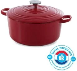 BK Bourgogne Braadpan Ø 24 Cm - Rood - Gietijzer - Inductie -Kookpot Serie Winkel 1200x1106 2