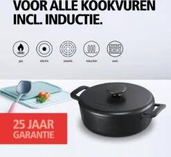 Brabantia The Dutch Braadpan - Matt Black - 28 Cm - Gietijzer 16 Brabantia The Dutch Braadpan - Matt Black - 28 Cm - Gietijzer -Kookpot Serie Winkel 1200x1107 1