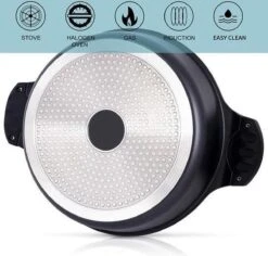 Tajine Agadir Inductie Arabisch Design Non-stick Shining Black -Kookpot Serie Winkel 1200x1145 1