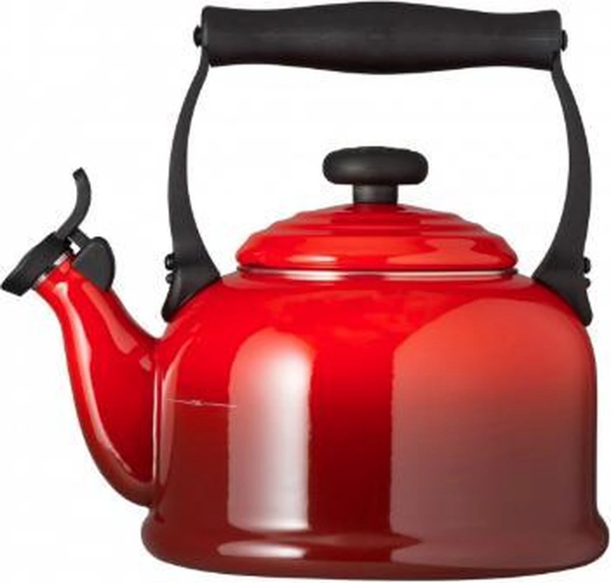Le Creuset Tradition Fluitketel - 2.1 L - Kersenrood 6 Le Creuset Tradition Fluitketel - 2.1 L - Kersenrood - Afbeelding 4