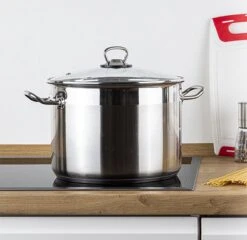 Haushalt Soeppan Met Glazen Deksel - 10 Liter- RVS -Kookpot Serie Winkel 1200x1165 4