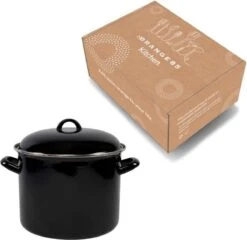 Orange85 Soeppan - Stamppot Pan - Inductie - Zwart - 8 Liter - Staal - Alle Warmtebronnen -Kookpot Serie Winkel 1200x1168 6