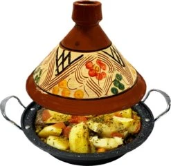Tajine Aardewerk En Gegoten Aluminium Inductie| Handvaten| Geschikt Voor 4-8 Personen - Alle Warmtebronnen| Ø 30cm -Kookpot Serie Winkel 1200x1172 2