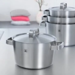 BK Conical+ Kookpannenset - 5-delig - RVS - Inductie 25 BK Conical+ Kookpannenset - 5-delig - RVS - Inductie -Kookpot Serie Winkel 1200x1189