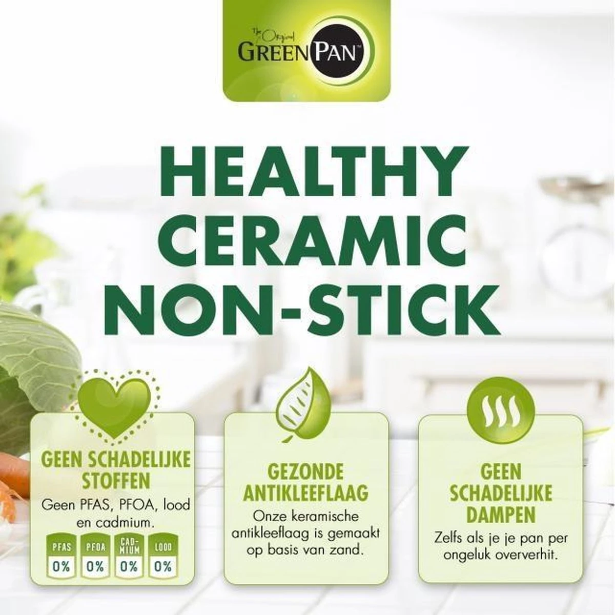 Greenpan Torino Keramische Wokpan - 28 Cm 9 Greenpan Torino Keramische Wokpan - 28 Cm - Afbeelding 7