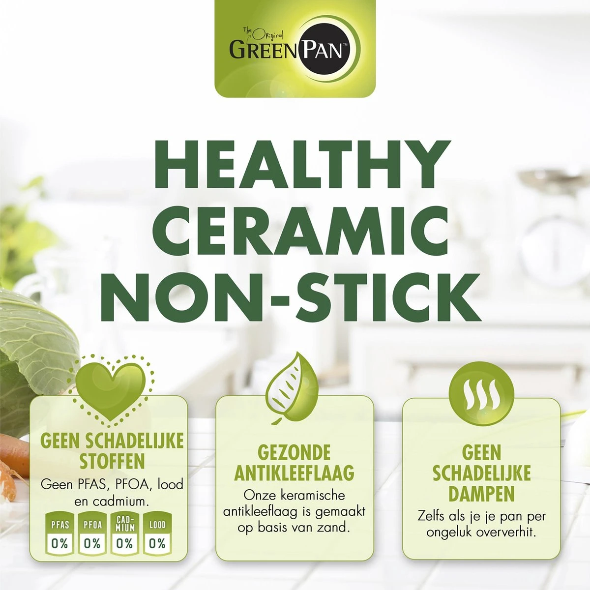 GreenPan Barcelona Infinity Pro Hapjespan Met Deksel 30cm - Zwart - Inductie - PFAS-vrij 14 GreenPan Barcelona Infinity Pro Hapjespan Met Deksel 30cm - Zwart - Inductie - PFAS-vrij - Afbeelding 12