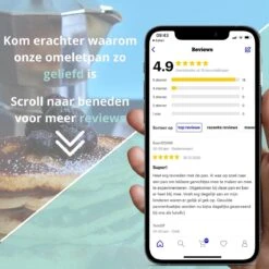 Culistar Pannenkoekenpan Inductie - Pancake Pan - Omeletpan - Omeletmaker - Eierpan - Inclusief Receptenboekje -Kookpot Serie Winkel 1200x1200 1161