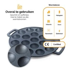 CuisiNoon® Poffertjespan Premium - Complete Poffertjesmaker Set - Inclusief Bakboek -Kookpot Serie Winkel 1200x1200 1229
