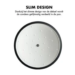 MOA Gietijzeren Braadpan - Inhoud 5,7 Liter - 26CM - Rond - Alle Warmtebronnen - Ook Voor Inductie - Gewicht 5,8 Kg - Wit - C26W -Kookpot Serie Winkel 1200x1200 1362