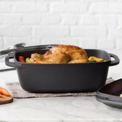 Gegoten Aluminium Braadpan - 7 L -Kookpot Serie Winkel 1200x1200 1367