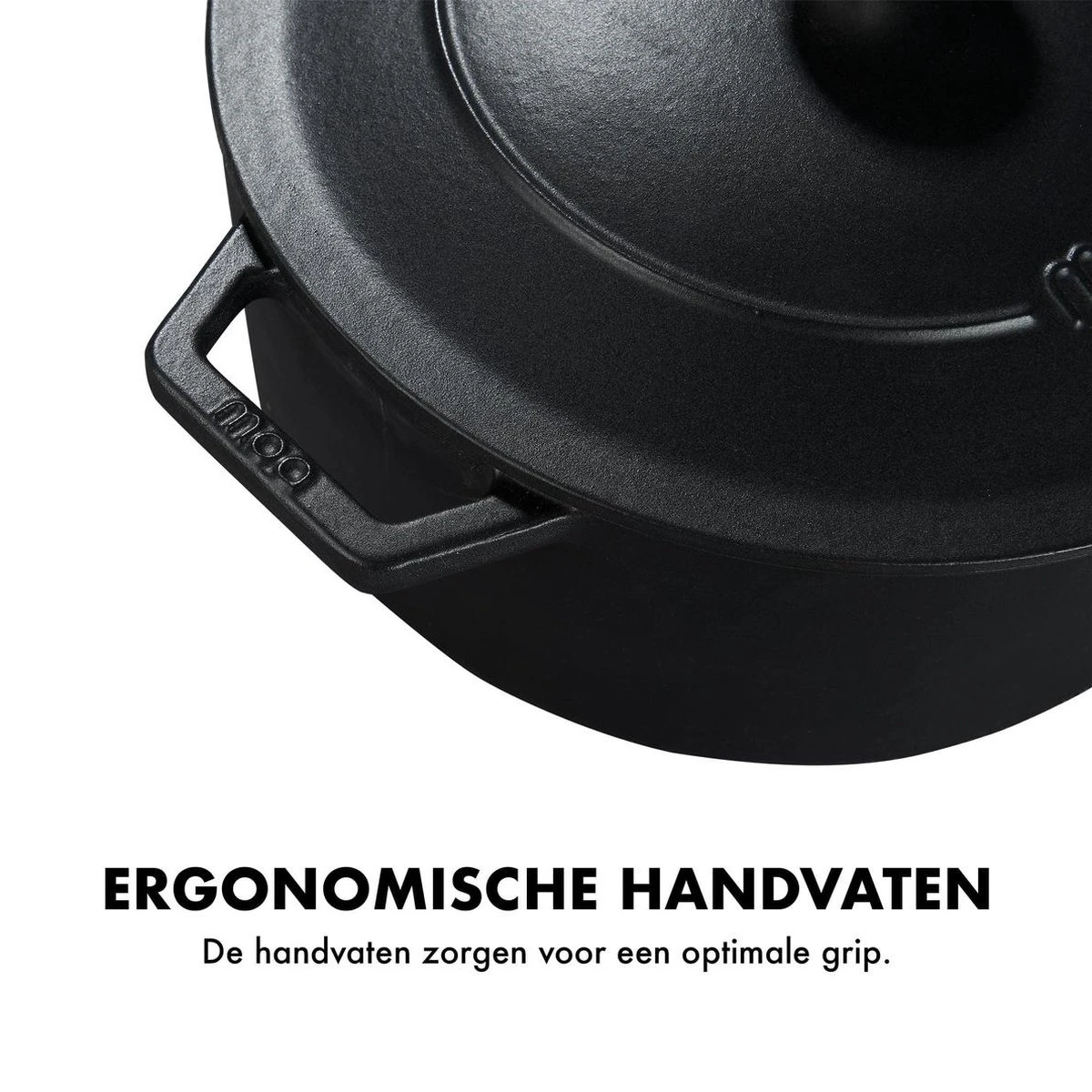MOA Gietijzeren Braadpan - Inhoud 5,7 Liter - 26CM - Rond - Alle Warmtebronnen - Ook Voor Inductie - Gewicht 5,8 Kg - Zwart - C26B 6 MOA Gietijzeren Braadpan - Inhoud 5,7 Liter - 26CM - Rond - Alle Warmtebronnen - Ook Voor Inductie - Gewicht 5,8 Kg - Zwart - C26B - Afbeelding 4