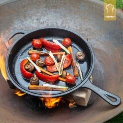 Chefarone Gietijzeren Pan - 2-in-1 Braadpan Inclusief Deksel - Geschikt Voor Alle Warmtebronnen -Kookpot Serie Winkel 1200x1200 1398