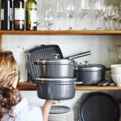 GreenPan Featherweights Braadpan 22cm - Zwart - Inductie - PFAS-vrij 14 GreenPan Featherweights Braadpan 22cm - Zwart - Inductie - PFAS-vrij -Kookpot Serie Winkel 1200x1200 1407