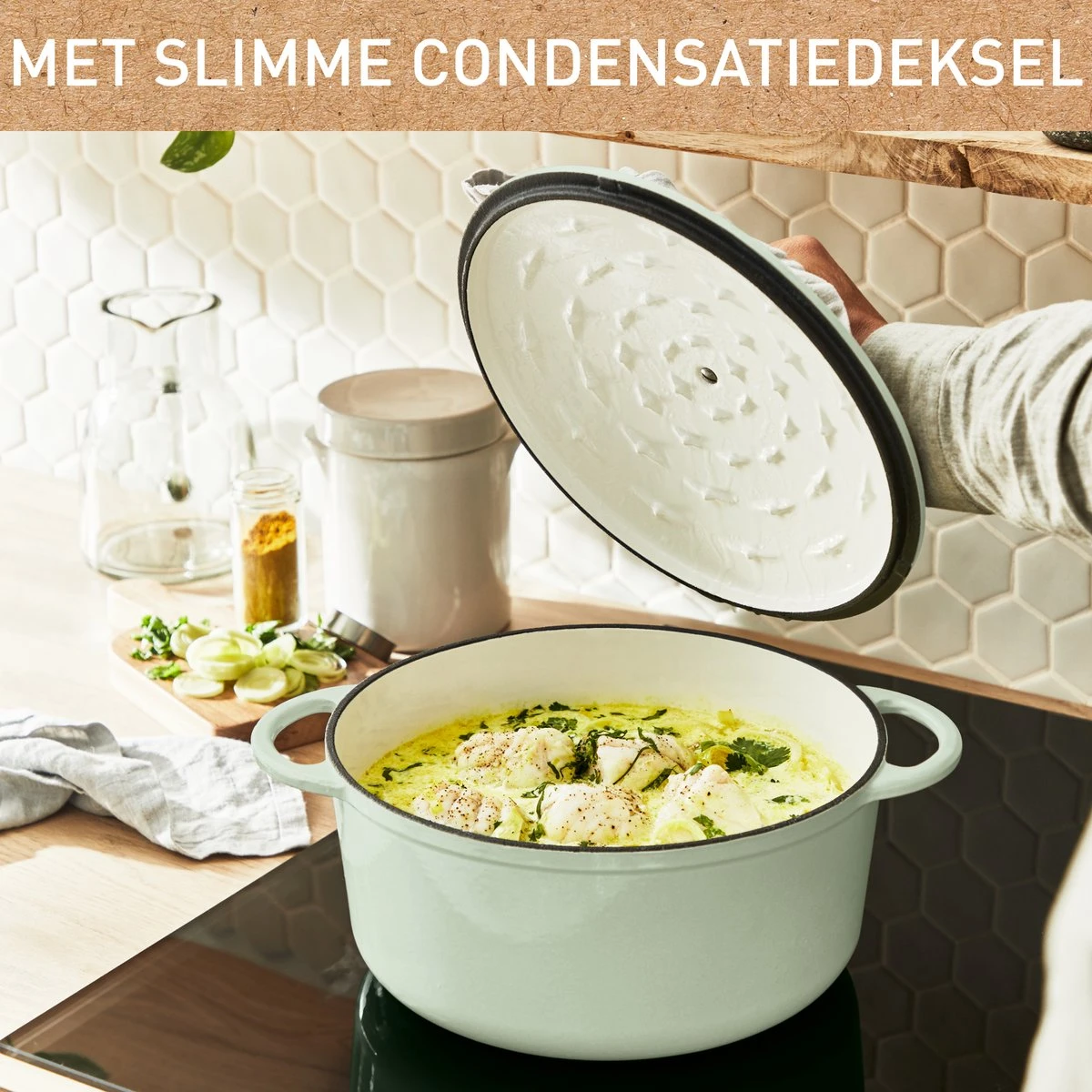 Tefal LOV Braadpan - 5L - Ø25 Cm - Groen 7 Tefal LOV Braadpan - 5L - Ø25 Cm - Groen - Afbeelding 5