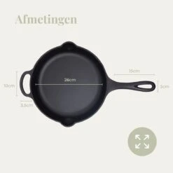 Belluci - Ø26cm - Koekenpan - Skillet + Deksel Geëmailleerde Gietijzeren Pan Voor BBQ En Inductie Incl. Accessoires - Hapjespan - Braadpan 12 Belluci - Ø26cm - Koekenpan - Skillet + Deksel Geëmailleerde Gietijzeren Pan Voor BBQ En Inductie Incl. Accessoires - Hapjespan - Braadpan -Kookpot Serie Winkel 1200x1200 1454