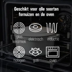 Daumonet Carême Blanc Gietijzeren Braadpan - Sudderpan Wit - Rond - Ø 26 Cm - 4,4 Liter - 100% PFAS & PFOA Vrij - Emaille - Geschikt Voor Alle Warmtebronnen - Elektrisch - Gas - Halogeen - Inductie - Keramisch - Vaatwasserbestendig 19 Daumonet Carême Blanc Gietijzeren Braadpan - Sudderpan Wit - Rond - Ø 26 Cm - 4,4 Liter - 100% PFAS & PFOA Vrij - Emaille - Geschikt Voor Alle Warmtebronnen - Elektrisch - Gas - Halogeen - Inductie - Keramisch - Vaatwasserbestendig -Kookpot Serie Winkel 1200x1200 1483