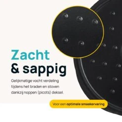 MOA Gietijzeren Braadpan - Inhoud 7,1 Liter - 29CM - Rond - Alle Warmtebronnen - Ook Voor Inductie - Gewicht 7,6 Kg - Zwart - MC29B 15 MOA Gietijzeren Braadpan - Inhoud 7,1 Liter - 29CM - Rond - Alle Warmtebronnen - Ook Voor Inductie - Gewicht 7,6 Kg - Zwart - MC29B -Kookpot Serie Winkel 1200x1200 1488