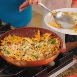 Livington Copper & Stone Pan - 24cm Koekenpan- Anti-aanbaklaag En Krasbestendig - Graniet Look - Binnenste Steenlaag Voor Perfecte Warmteverdeling - Geschikt Voor Ceran, Gas, Elektrisch, Inductie -Kookpot Serie Winkel 1200x1200 1511