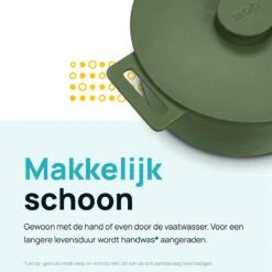 MOA Gietijzeren Braadpan - Inhoud 4,75 Liter - 26CM - Rond - Alle Warmtebronnen - Ook Voor Inductie - Gewicht 5,8 Kg - Olijfgroen - MC26OG 20 MOA Gietijzeren Braadpan - Inhoud 4,75 Liter - 26CM - Rond - Alle Warmtebronnen - Ook Voor Inductie - Gewicht 5,8 Kg - Olijfgroen - MC26OG -Kookpot Serie Winkel 1200x1200 1526