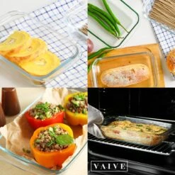 VAIVE 3-delige Ovenschaal Set - Rechthoekig - Glas 12 VAIVE 3-delige Ovenschaal Set - Rechthoekig - Glas -Kookpot Serie Winkel 1200x1200 1564