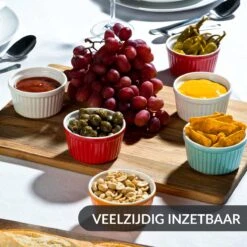 Chefarone Mini Ronde Ovenschalen - Mini Vormpjes Set Van 10 - Bakvormen Keramiek 200 ML - Crème Brulée Schaaltje - Multicolor 14 Chefarone Mini Ronde Ovenschalen - Mini Vormpjes Set Van 10 - Bakvormen Keramiek 200 ML - Crème Brulée Schaaltje - Multicolor -Kookpot Serie Winkel 1200x1200 1583