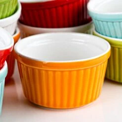 Chefarone Mini Ronde Ovenschalen - Mini Vormpjes Set Van 10 - Bakvormen Keramiek 200 ML - Crème Brulée Schaaltje - Multicolor 16 Chefarone Mini Ronde Ovenschalen - Mini Vormpjes Set Van 10 - Bakvormen Keramiek 200 ML - Crème Brulée Schaaltje - Multicolor -Kookpot Serie Winkel 1200x1200 1585